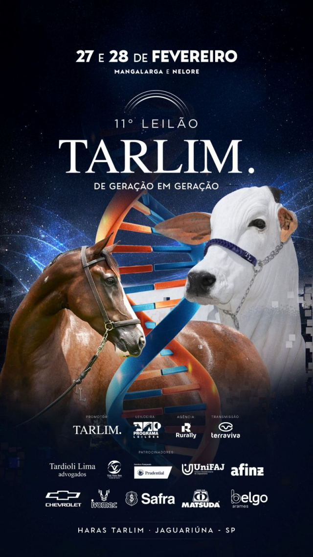 11º Leilão Tarlim de Geração em Geração - Mangalarga
