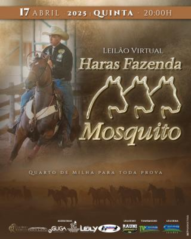 Leilão Virtual Haras Fazenda Mosquito