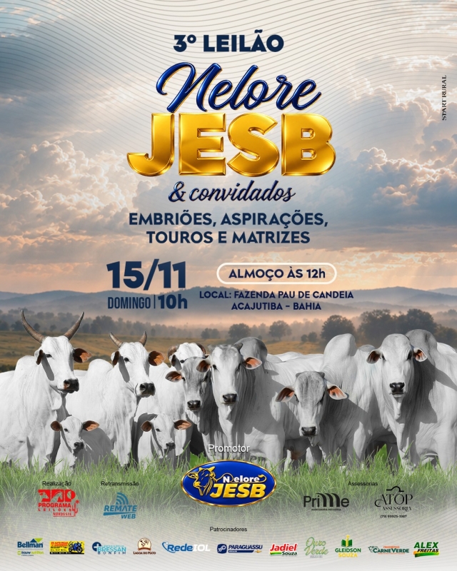 3º Leilão Nelore JESB & Convidados