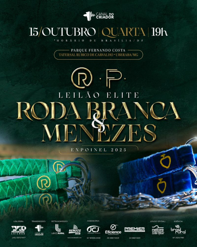 Leilão Elite Roda Branca & Menezes - Expoinel 2025