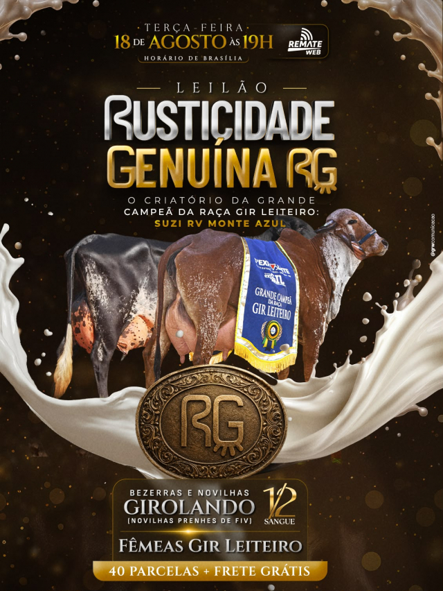 Leilão Rústicidade Genuína RG
