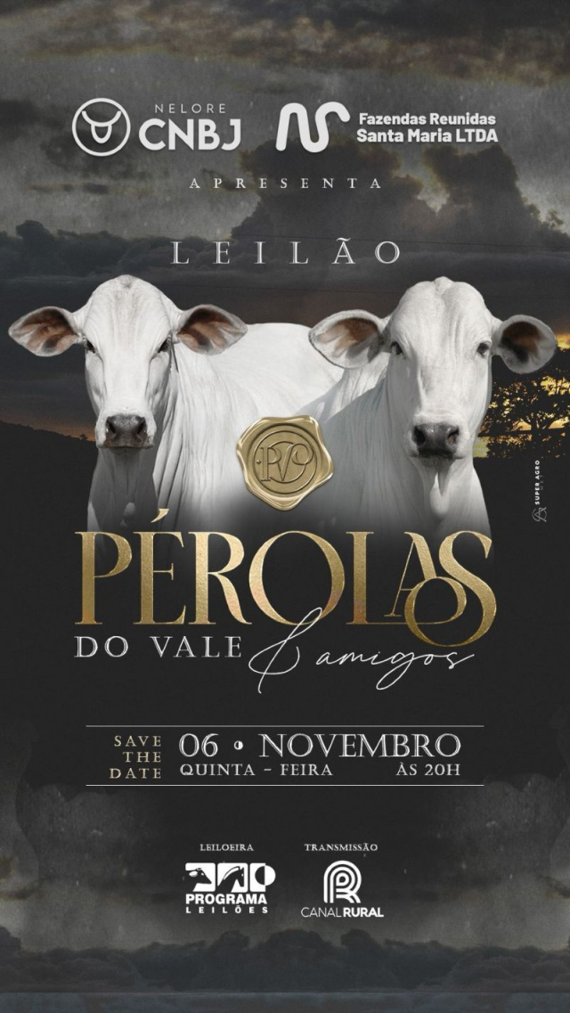 Leilão Virtual Pérolas do Vale & Amigos