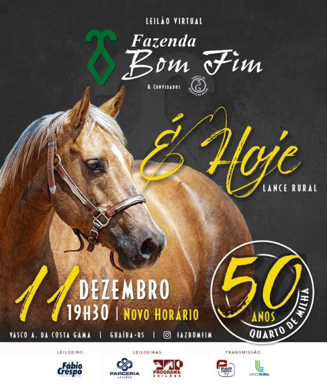 Leilão Virtual Fazenda Bom Fim & Convidados