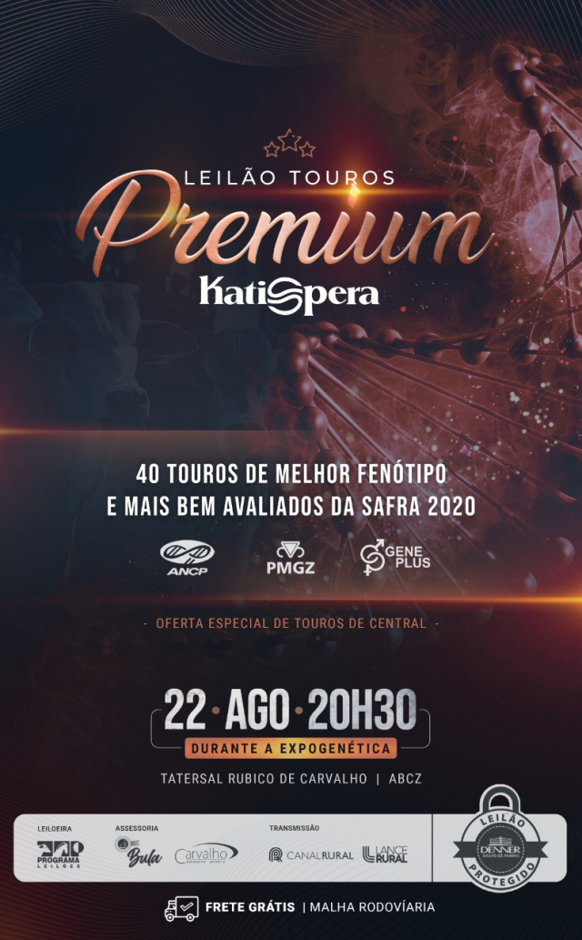 Leilão Touros Premium Katispera