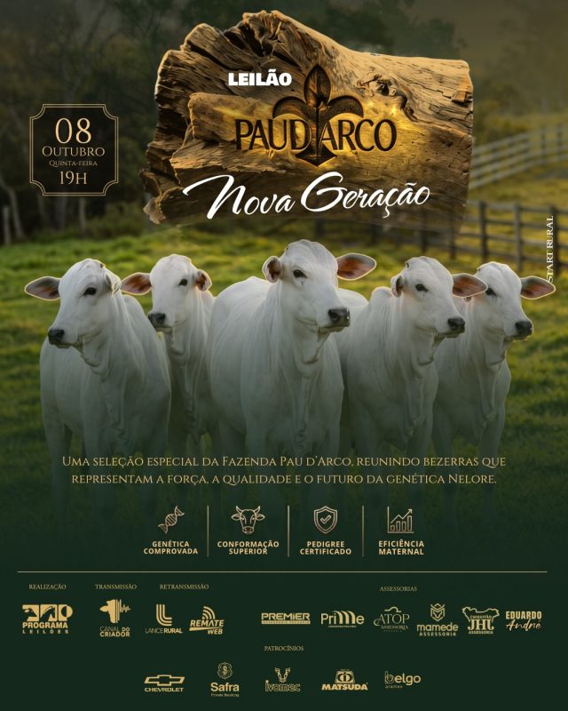 Leilão Pau D'Arco Nova Geração
