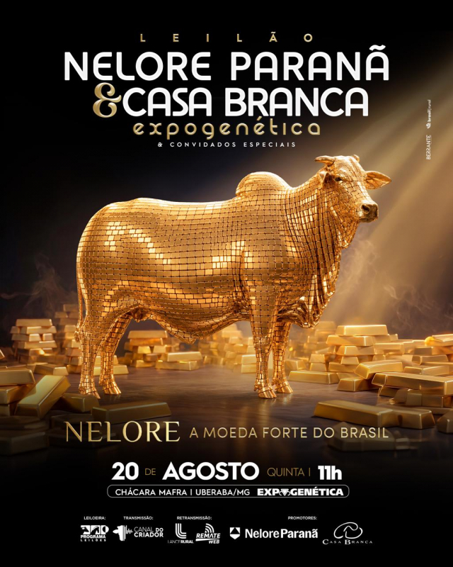 Leilão Nelore Paranã & Casa Branca - Expogenética