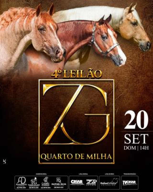 4° Leilão ZG Quarto de Milha - Produção