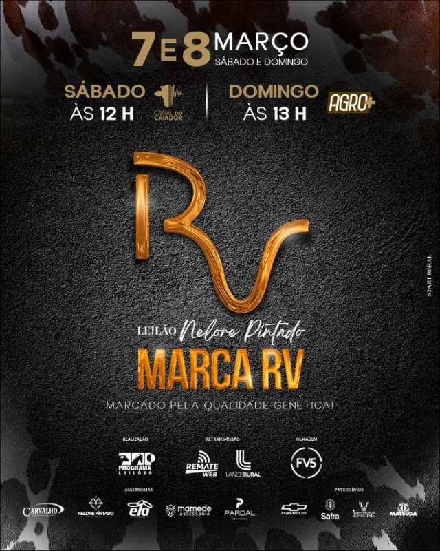 Leilão Nelore Pintado Marca RV