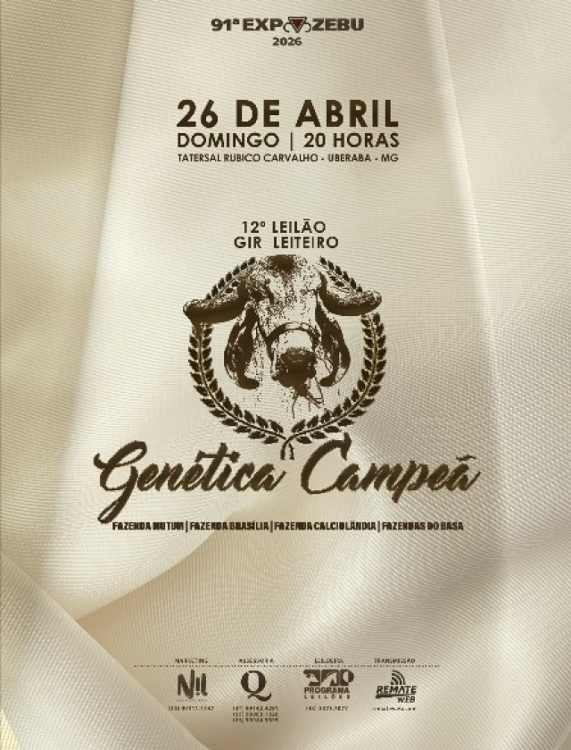 12º Leilão Gir Leiteiro Genética Campeã