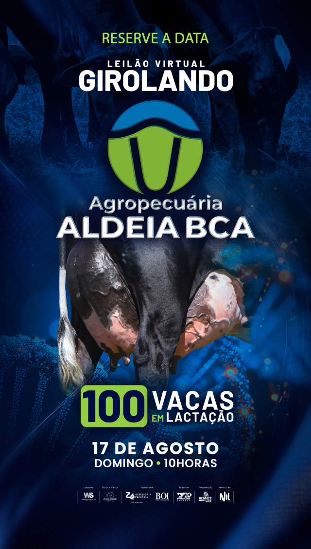 Leilão Virtual Girolando Agropecuária Aldeia BCA
