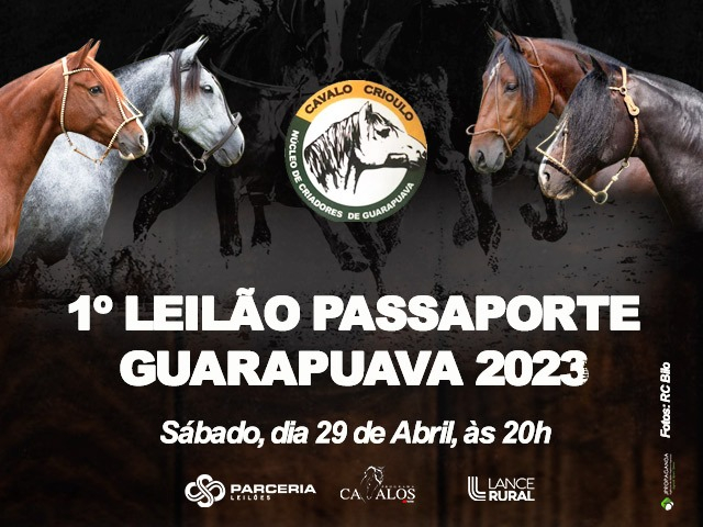 1° Leilão Passaporte Guarapuava 2023