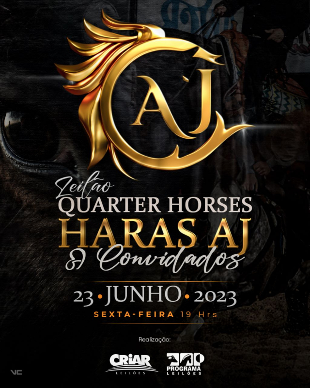 Leilão Quarter Horses Haras AJ & Convidados
