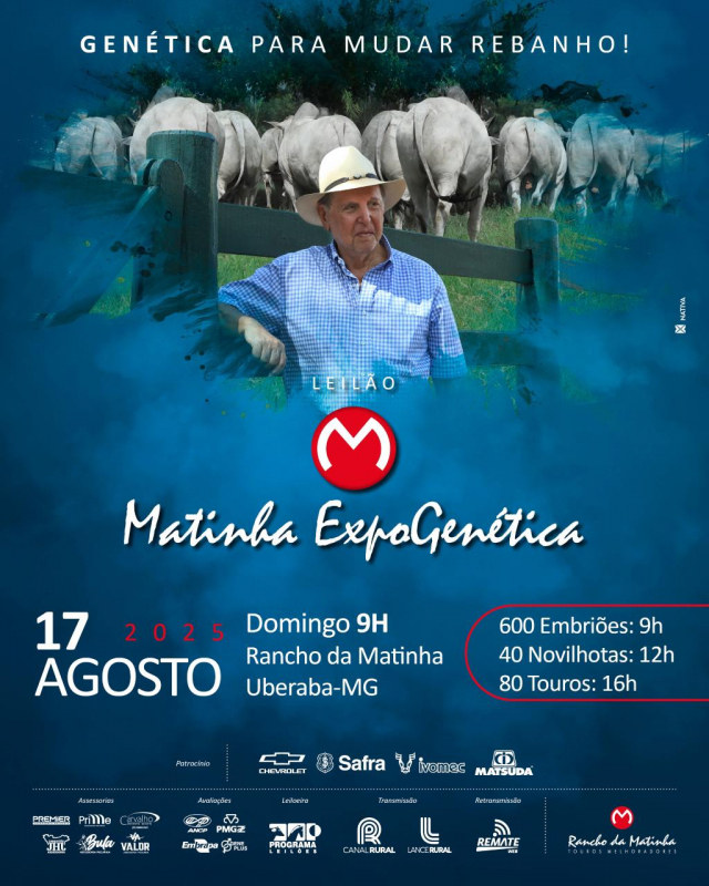 Leilão Rancho da Matinha - Expogenética 2025