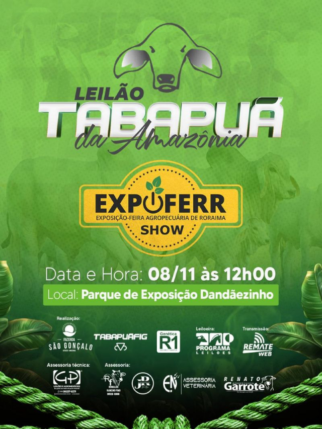 Leilão Tabapuã da Amazônia- Expoferr 2025