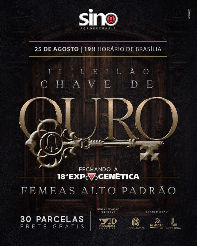 2º Leilão Chave de Ouro - Fêmeas Alto Padrão - Expogenética 2025