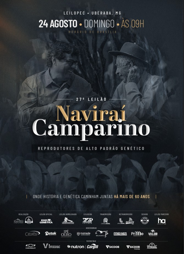 27° Naviraí & Camparino - Expogenética 2025 - Reprodutores