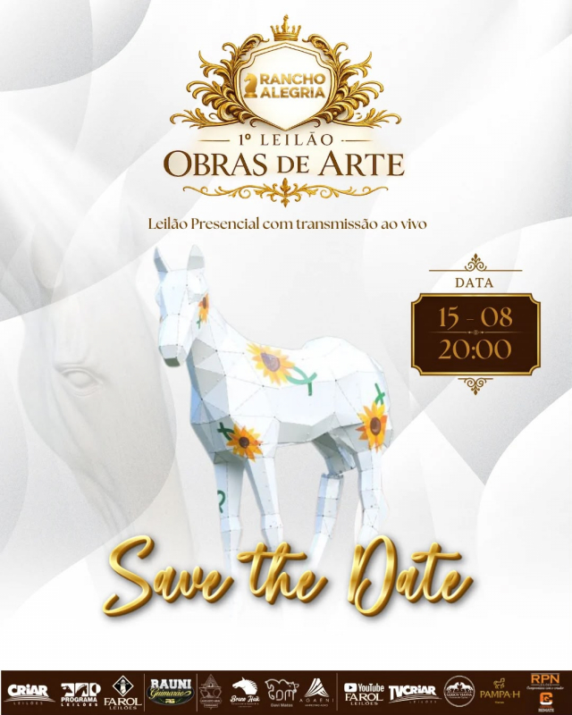 1° Leilão Obras de Arte - Rancho Alegria