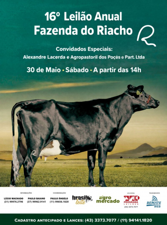 16º Leilão Virtual Anual Fazenda do Riacho