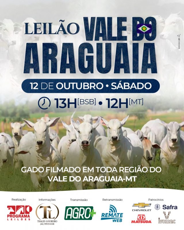 Leilão Virtual Vale do Araguaia