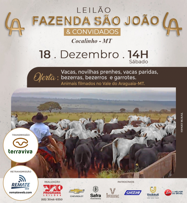 Leilão Fazenda São João & Convidados