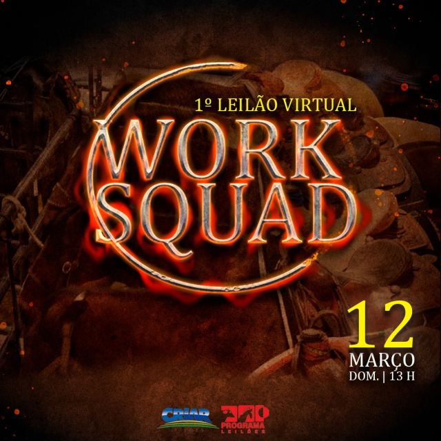 1° Leilão Virtual Work Squad