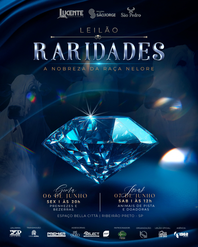 Leilão Raridades - A Nobreza da Raça Nelore - Jóias