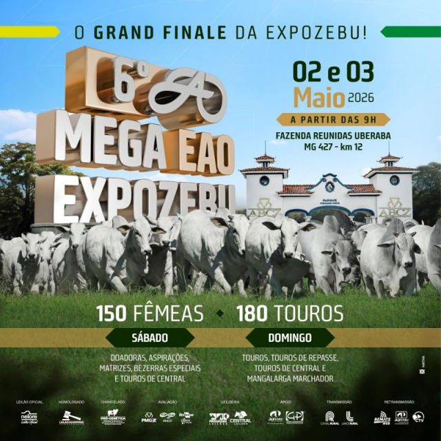 6º Mega EAO Expozebu - Touros e Mangalarga