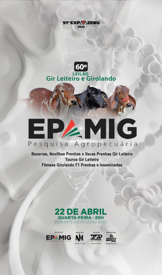 60º Leilão Gir Leiteiro e Girolando Epamig 2026