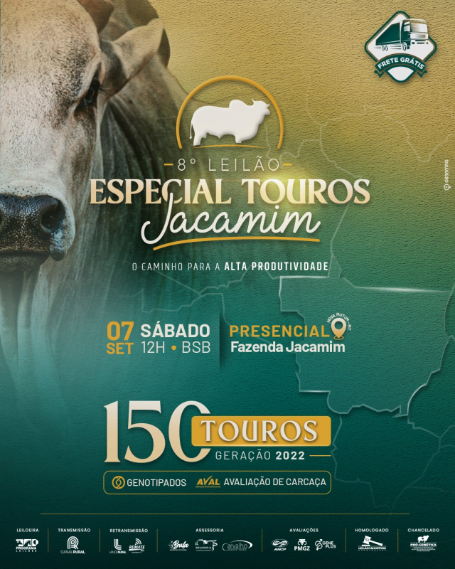 8º Leilão Especial Touros Jacamim