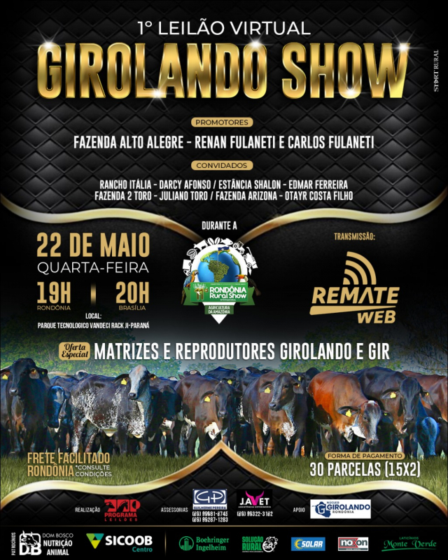 1° Leilão Virtual Girolando Show