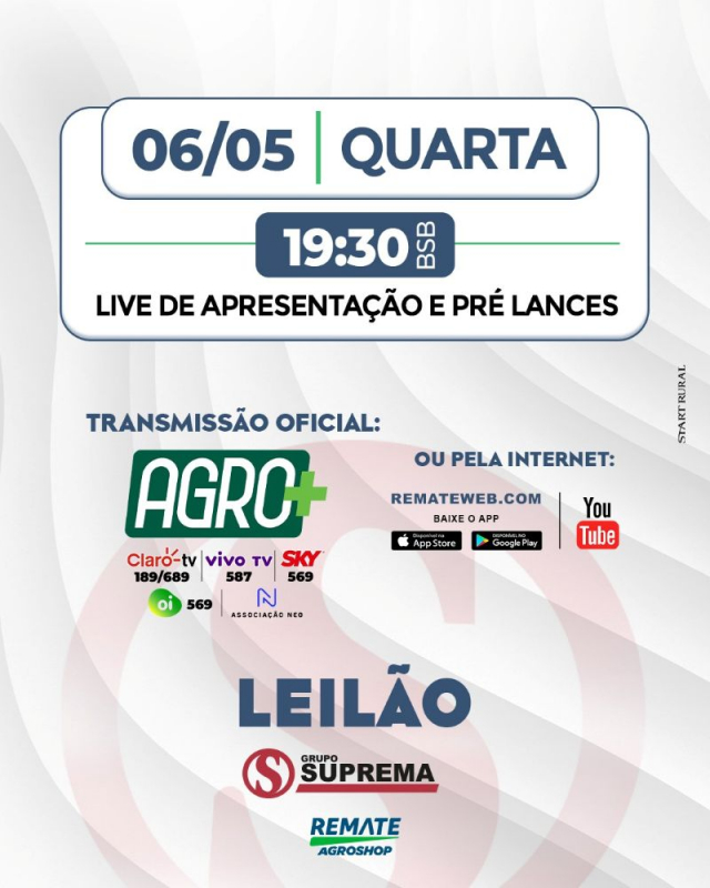 Live Maquinários Grupo Suprema - Etapa Maio