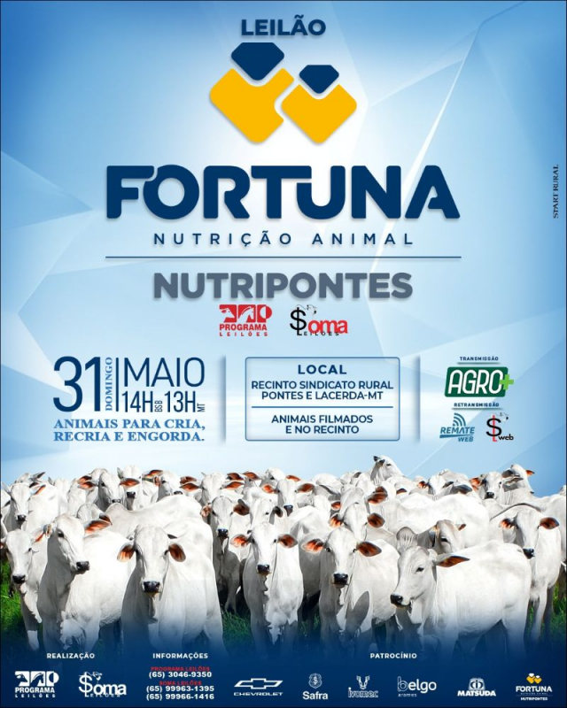 Leilão Virtual Fortuna - Nutripontes