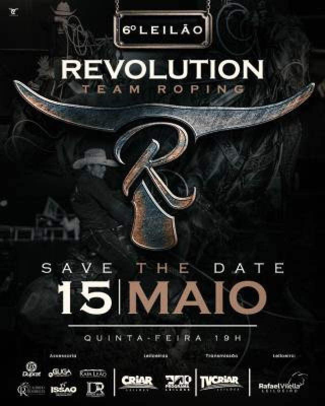 6º Leilão Revolution Team Roping