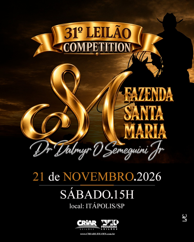 31° Leilão Competetion Faz Santa Maria