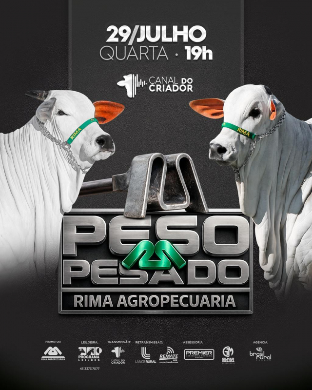 Leilão Peso Pesado Rima Agropecuária