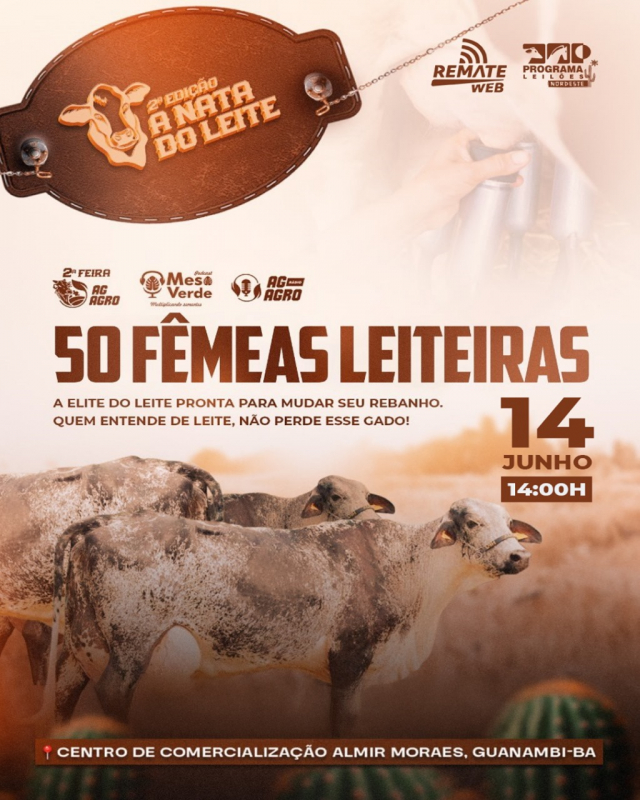 2ª edição Leilão A Nata do Leite - Expo Guanambi