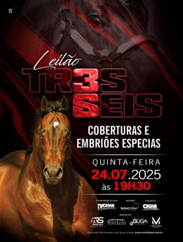 Leilão Três Seis - Coberturas e Embriões Especiais