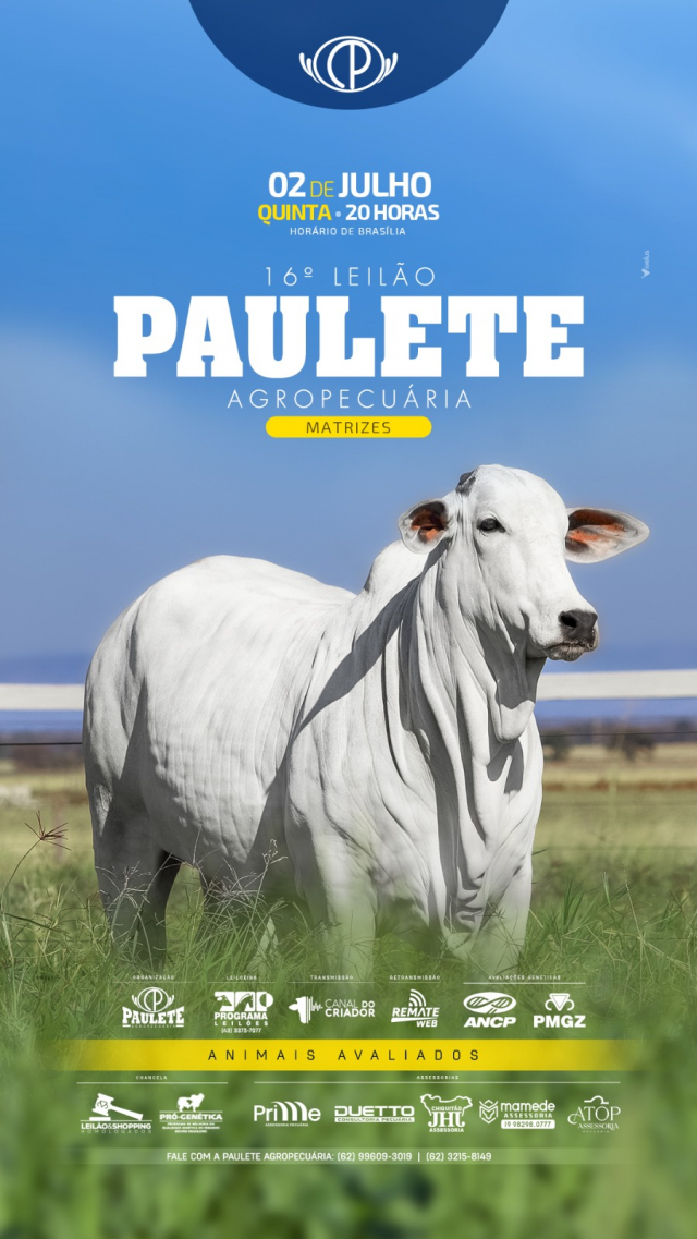 16º Leilão Paulete Agropecuária