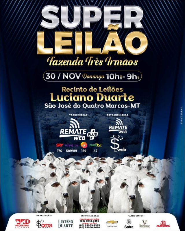 Super Leilão Fazenda Três Irmãos