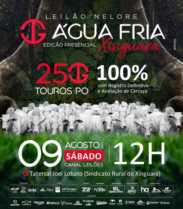 Leilão Nelore Água Fria - 4º Edição Xinguara