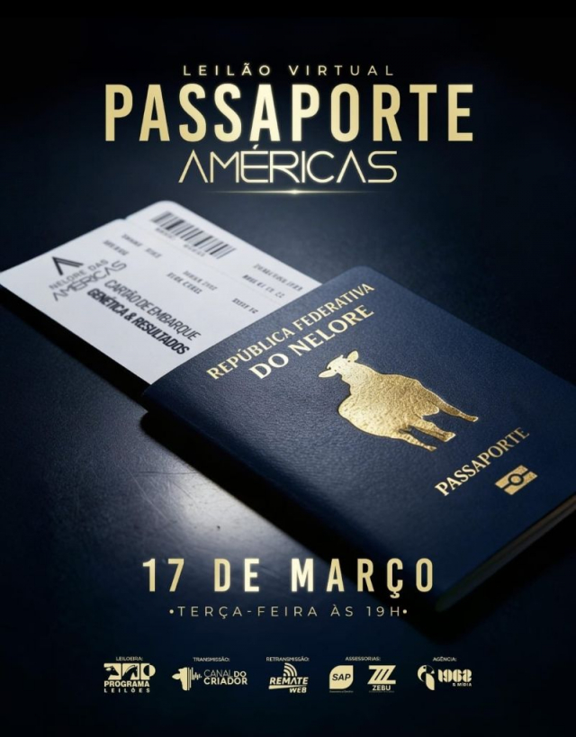 Leilão Virtual Passaporte Américas
