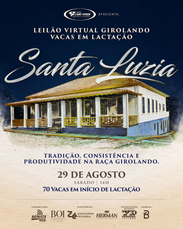 Leilão GIrolando Santa Luzia - Vacas em Lactação