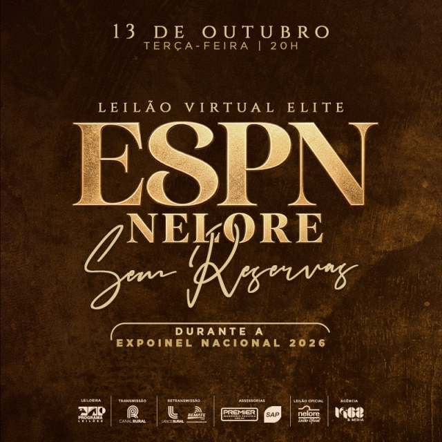 Leilão Virtual Elite ESPN Nelore Sem Reservas