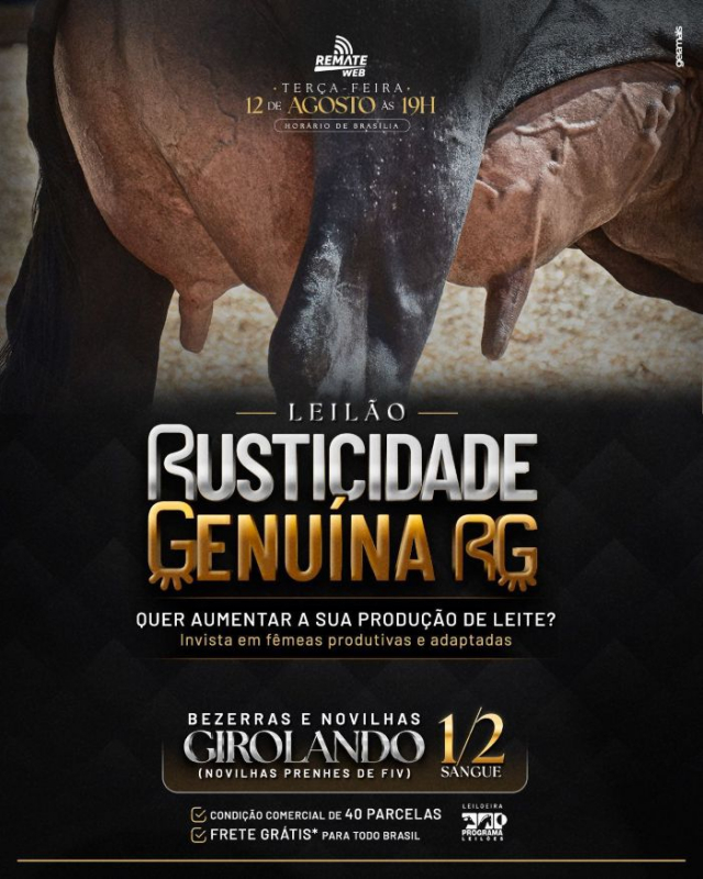 Leilão Rusticidade Genuína RG
