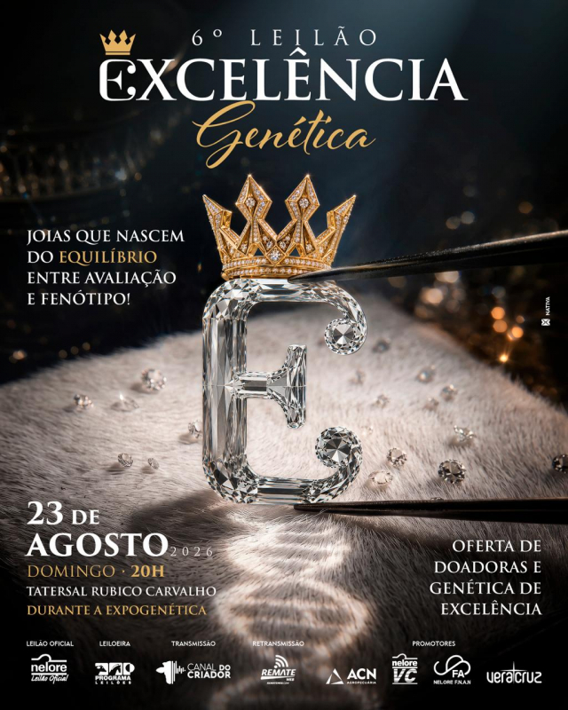 6º Leilão Excelência Genética