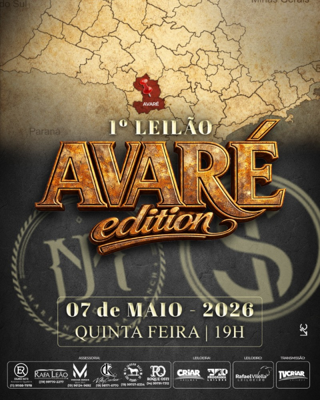 1° Leilão Virtual Avaré Edition