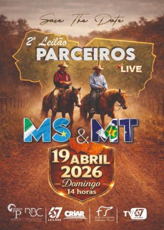 2° Leilão Virtual Parceiros do MS e MT