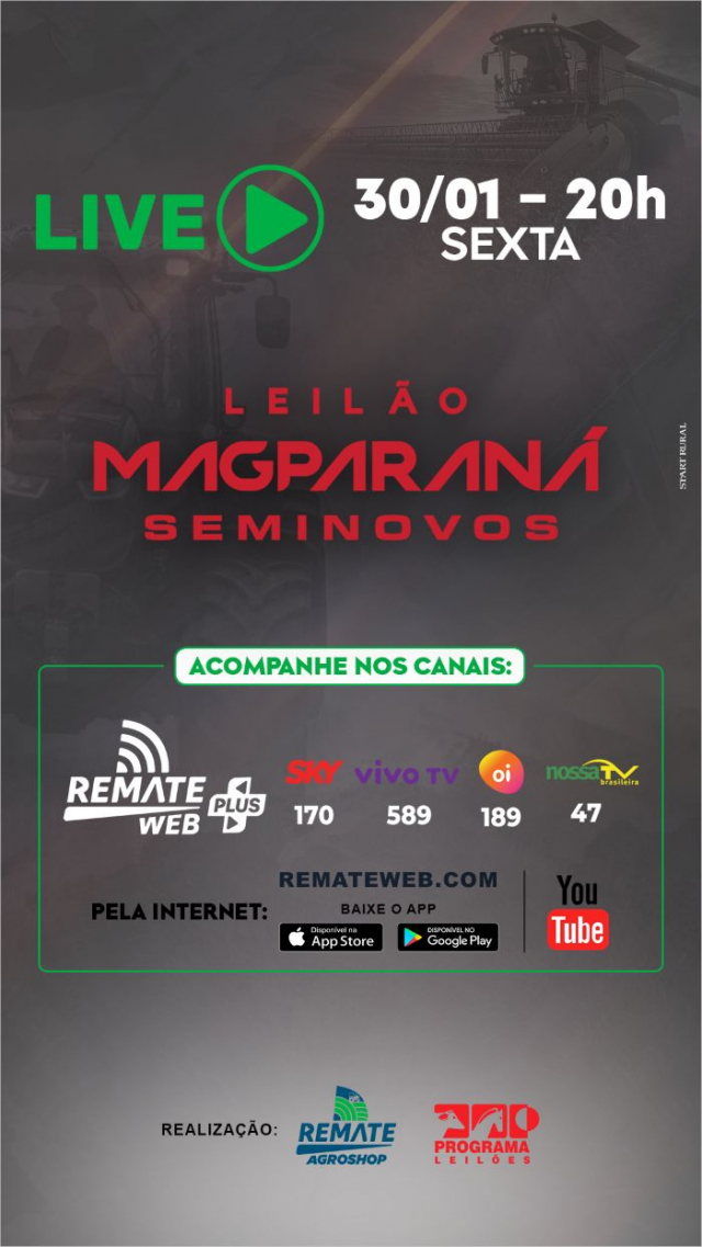 LIVE - Leilão Virtual MagParaná Seminovos