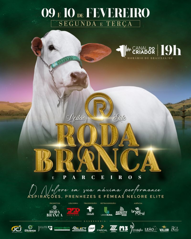 Leilão Virtual Elite Roda Branca e Parceiros - Excelência Genética