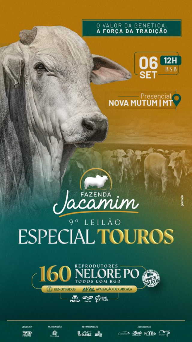 9º Leilão Especial Touros Jacamim